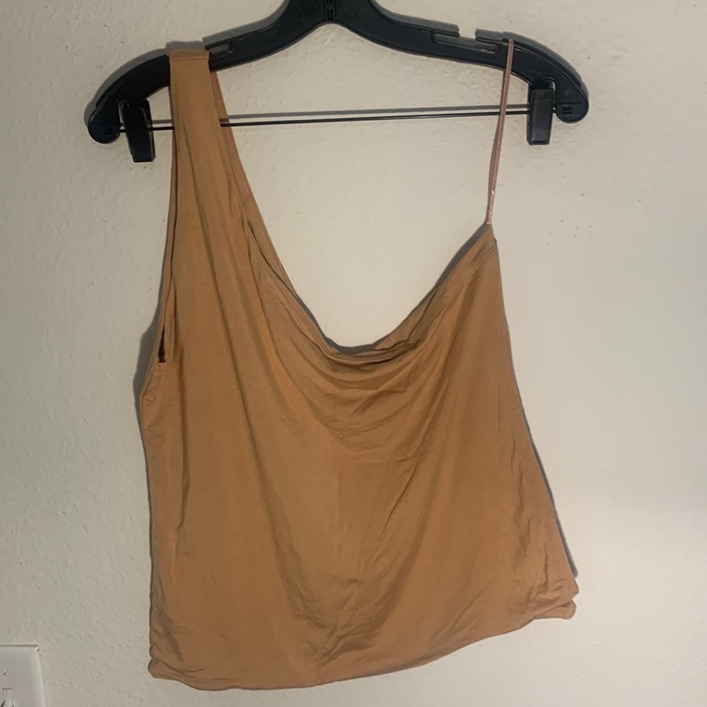 NWT J. Crew one shoulder Tank Top XL